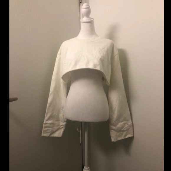 My Mum Made It Cropped Sweatshirt Sz XS - Picture 1 of 4